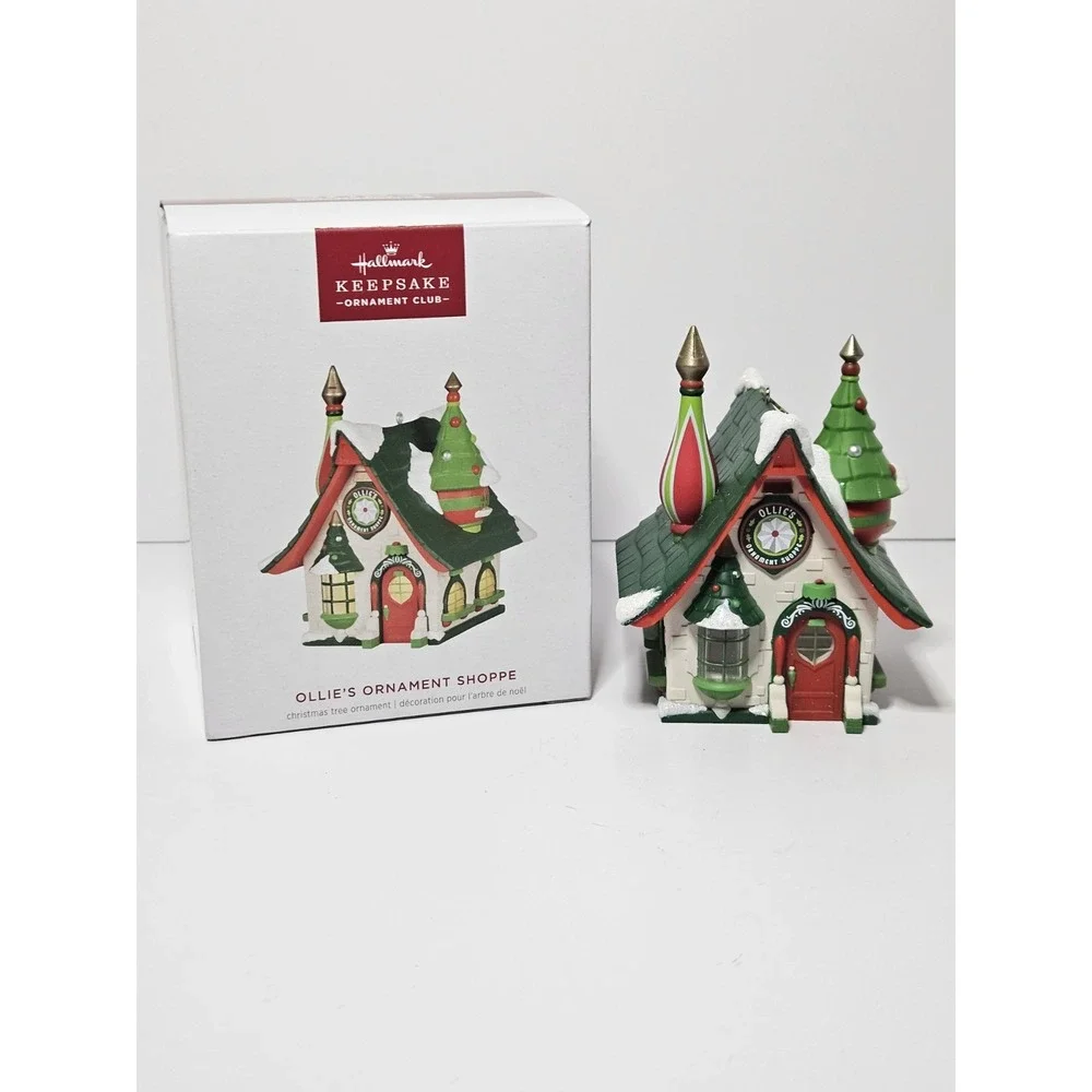 2024 Hallmark KOC Member Exclusive Welcome to Elfville Ollie's Ornament Shoppe